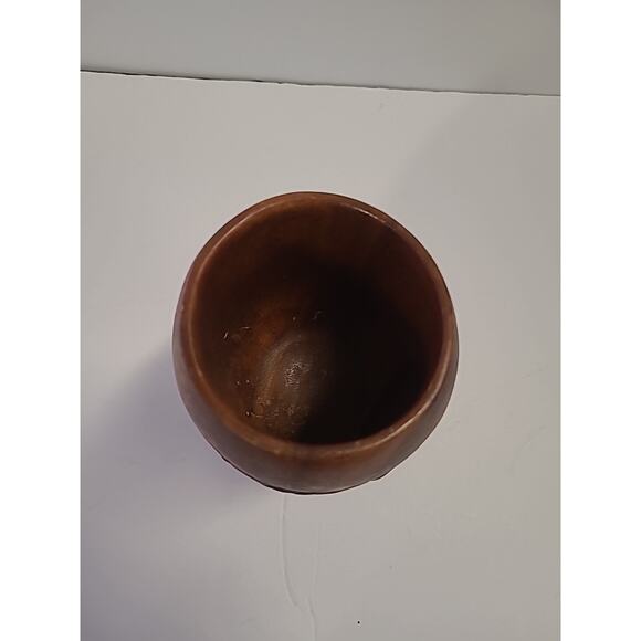 Hawaii Monkey Pod Wood Goblet Hawaiian Tiki Hut Mug Hand Carved 8in Tall - Picture 7 of 8